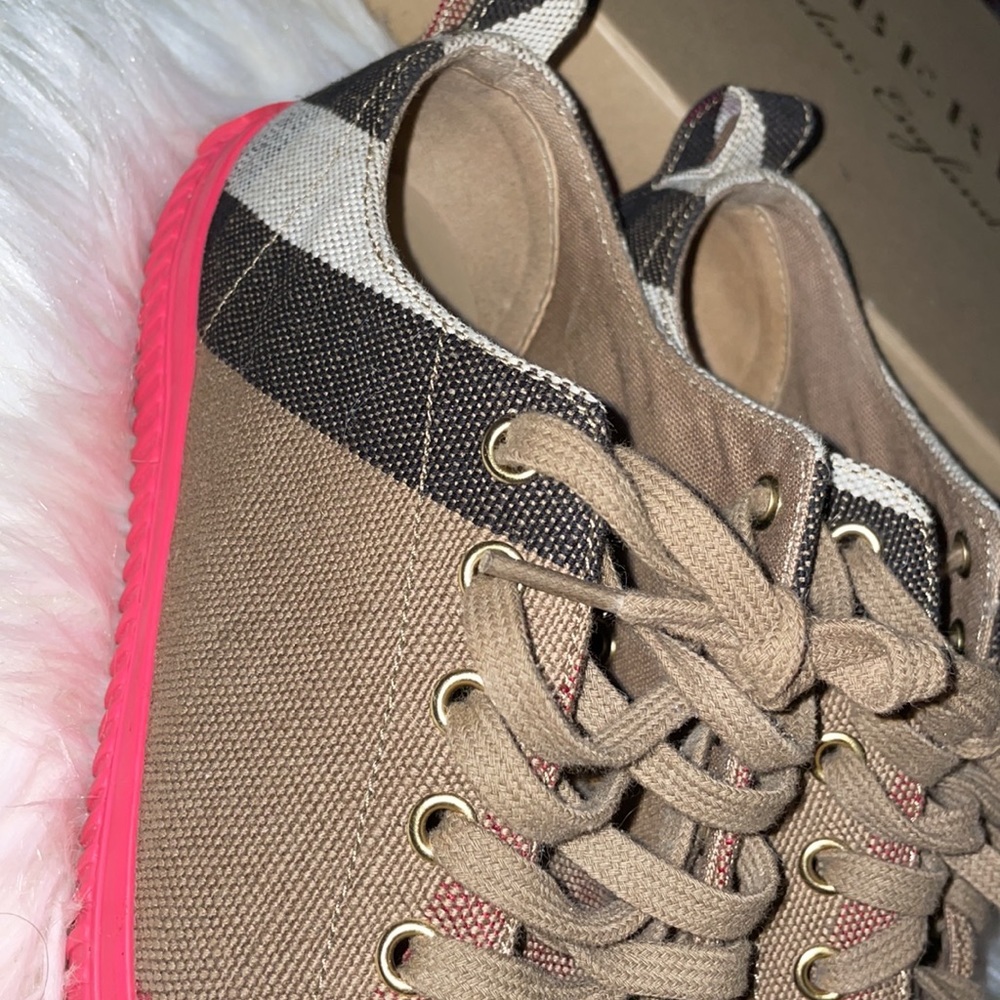 💜Burberry Bourbon low Sneakers - Picture 9 of 14
